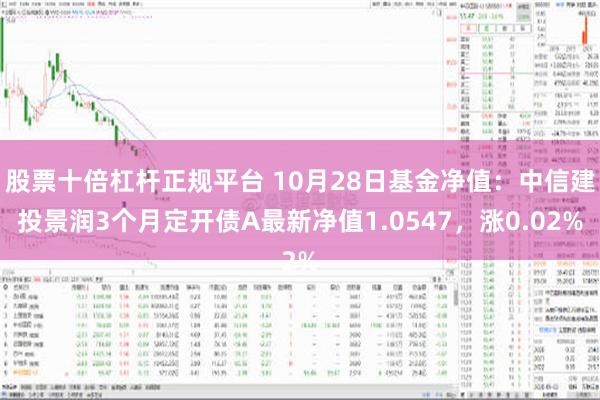 股票十倍杠杆正规平台 10月28日基金净值：中信建投景润3个月定开债A最新净值1.0547，涨0.02%