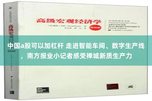 中国a股可以加杠杆 走进智能车间、数字生产线，南方报业小记者感受禅城新质生产力